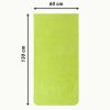 Husa pentru scaun Jemidi, 60 x 130 cm, Verde, Bumbac organic, 54895.07