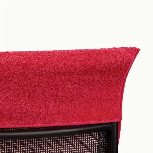 Husa pentru scaun Jemidi, 60 x 130 cm, Rosu, Bumbac organic, 54895.09