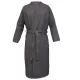 Halat de baie Waffle Pique unisex Homelevel, M, Gri, Bumbac organic, 54916.73.2