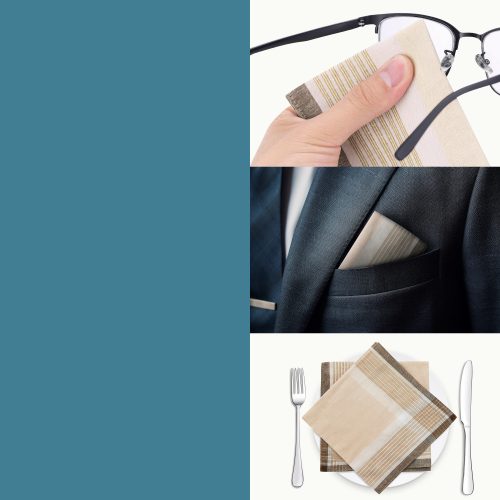 Set 12 Batiste de panza Jemidi, 40 x 40 cm, Multicolor, Bumbac, 55059.08