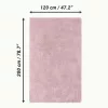 Prosop de plaja Homelevel, 120 x 200 cm, Roz, Bumbac organic, 54898.08