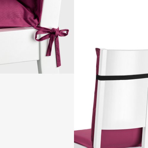 Perna hidrofuga pentru scaun cu spatar inalt Jemidi, 120 x 50 cm, Bordo, Poliester, 55522.26