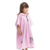 Poncho de baie pentru copii Homelevel, 1-3 ani, Roz, Bumbac organic, 54935.10.01