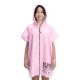 Poncho de baie pentru copii Homelevel, 8-11 ani, Roz, Bumbac organic, 54935.10.03