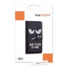 Husa pentru Wiko Birdy, Piele ecologica, Negru, 35604.01