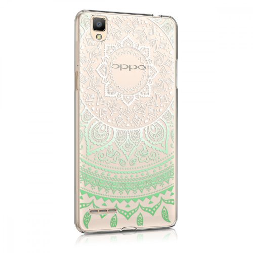 Husa pentru OPPO F1, Silicon, Verde, 37583.71
