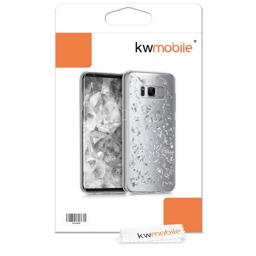 Husa pentru Samsung Galaxy S8, Silicon, Silver, 40980.35