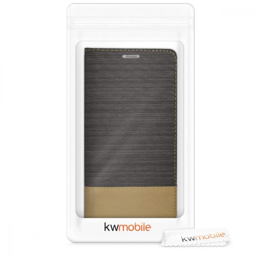 Husa pentru Huawei P10, Textil, Maro, 41401.01