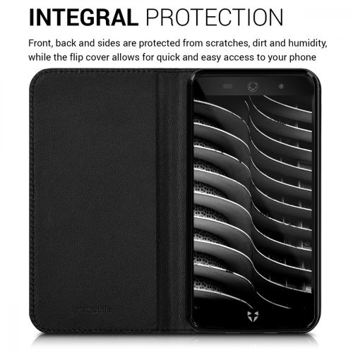 Husa pentru Wileyfox Swift 2X, Piele ecologica, Negru, 41609.01