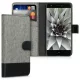 Husa pentru BQ Aquaris X / Aquaris X Pro, Textil, Gri, 41833.01