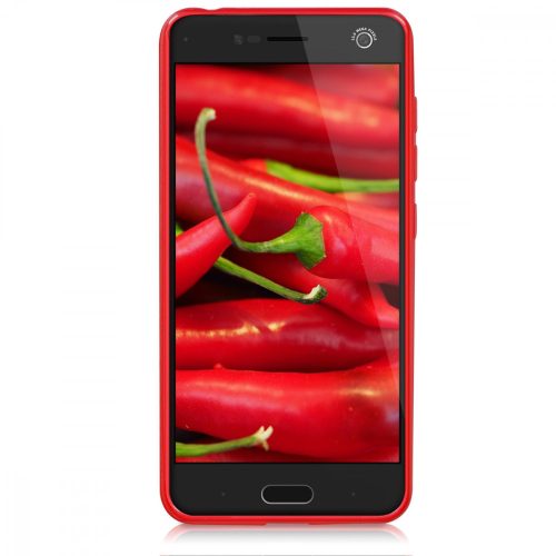Husa pentru ZTE Blade V8, Silicon, Rosu, 42305.09