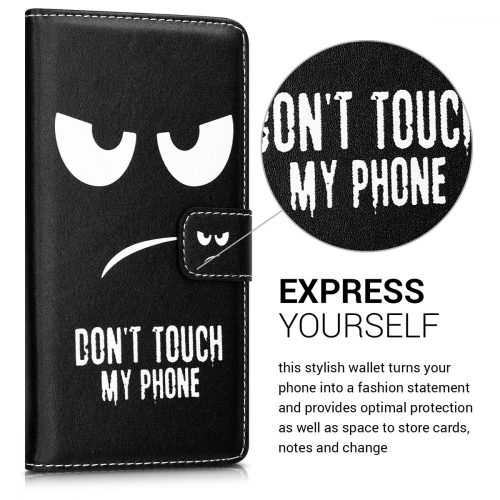 Husa pentru Blackview P2, Piele ecologica, Negru, 42830.01