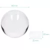 Glob de sticla cu sport Navaris pentru fotografii/ decor, 60 mm, 42862