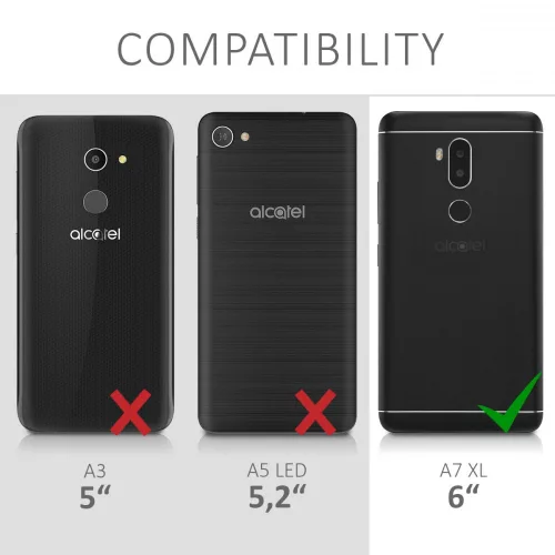 Husa pentru Alcatel A7 XL, Silicon, Transparent, 43182.03