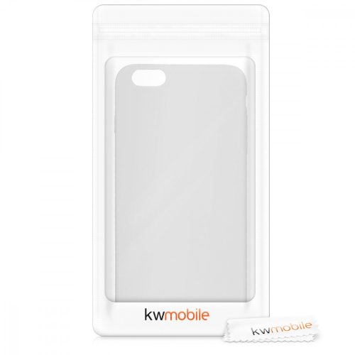 Husa pentru Apple iPhone 6 Plus / iPhone 6s Plus, Silicon, Alb, 37726.48