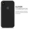 Husa pentru Apple iPhone X / iPhone XS, Aluminiu, Negru, 43892.01