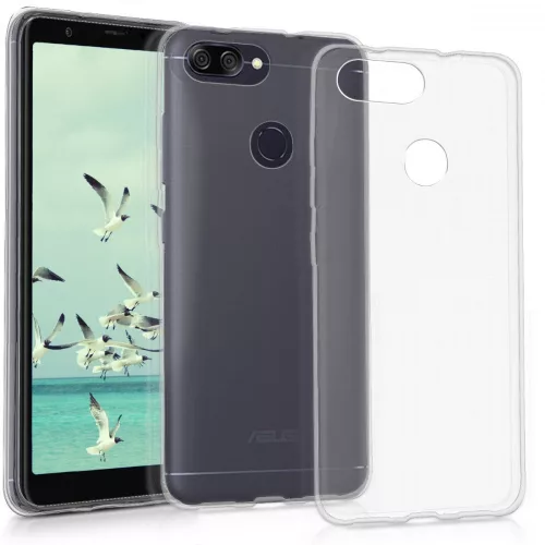 Husa pentru Asus Zenfone Max Plus, Silicon, Transparent, 44423.03