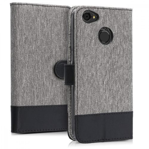 Husa pentru ZTE Blade A6, Textil, Gri, 44462.22