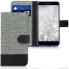 Husa pentru LG K10 (2018), Textil, Gri, 44554.22
