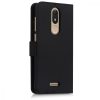 Husa pentru Wiko View Lite, Piele ecologica, Negru, 44578.01