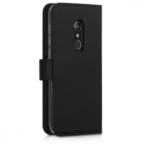Husa pentru Alcatel 1C, Piele ecologica, Negru, 44642.01