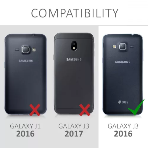 Husa pentru Samsung Galaxy J3 (2016), Silicon, Multicolor, 39408.05