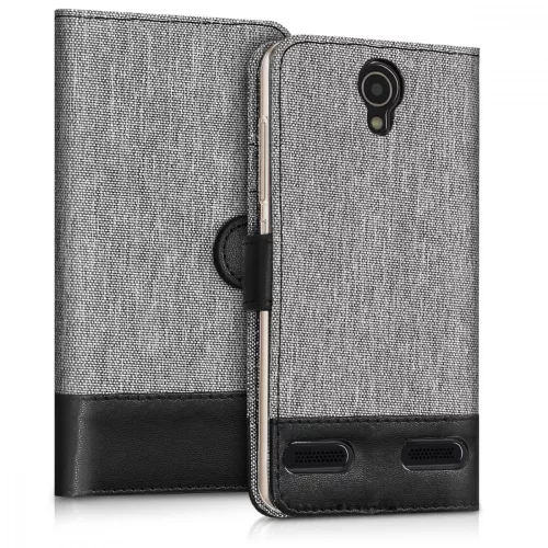 Husa pentru ZTE Blade L7, Textil, Gri, 43442.25