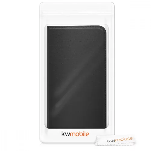 Husa pentru Huawei Honor 7A, Piele ecologica, Negru, 44826.01