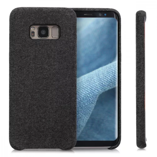 Husa pentru Samsung Galaxy S8, Textil, Gri, 43487.19