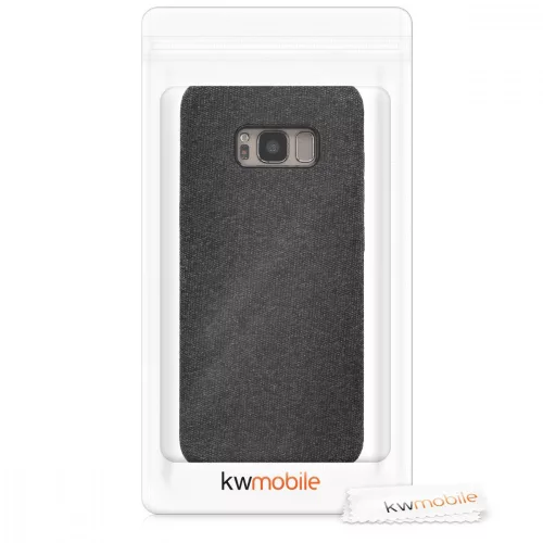 Husa pentru Samsung Galaxy S8, Textil, Gri, 43487.19