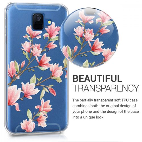 Husa pentru Samsung Galaxy A6 (2018), Silicon, Roz, 45250.02