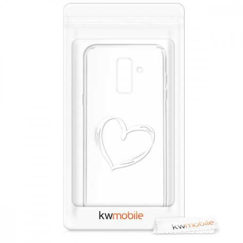 Husa pentru Samsung Galaxy A6 Plus, Silicon, Alb, 45261.01