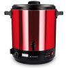 Fierbator electric Navaris, 27 L, pentru vin fiert si conservare, cu robinet, rosu, metal