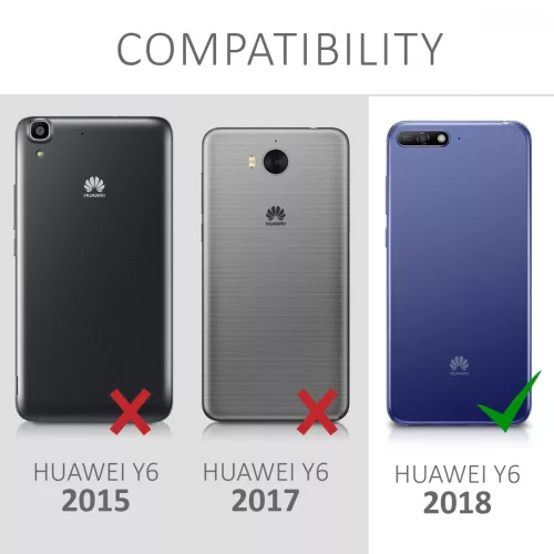 Husa pentru Huawei Y6 (2018), Silicon, Gold, 45413.01