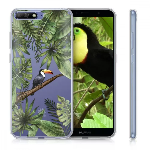 Husa pentru Huawei Y6 (2018), Silicon, Verde, 45413.03