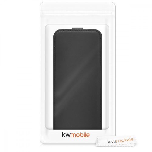 Husa pentru Samsung Galaxy A6 Plus, Piele ecologica, Negru, 45882.01