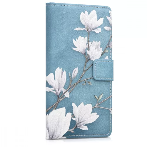 Husa pentru Huawei Y6 (2018), Piele ecologica, Albastru, 45923.02