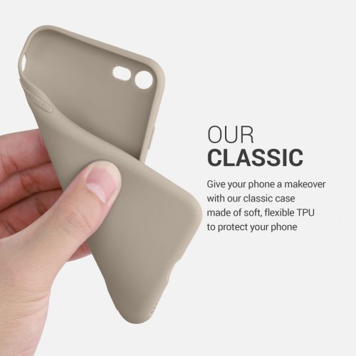 Husa pentru Apple iPhone 8 / iPhone 7 / iPhone SE 2, Silicon, Crem, 39458.125