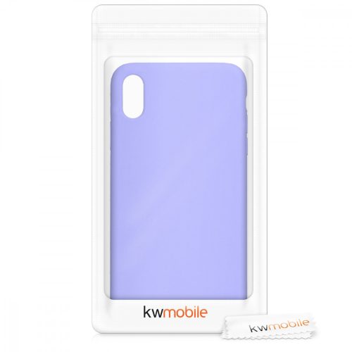 Husa pentru Apple iPhone XS Max, Silicon, Mov, 45909.108