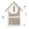 Hotel de insecte din lemn, S, 20cm, 46743.1