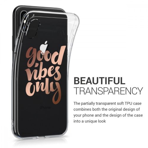 Husa pentru Apple iPhone X / iPhone XS, Silicon, Roz, 42505.18