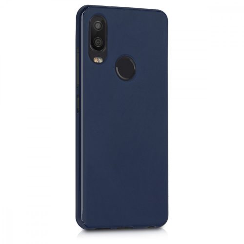 Husa pentru BQ Aquaris X2, Silicon, Albastru, 45192.53