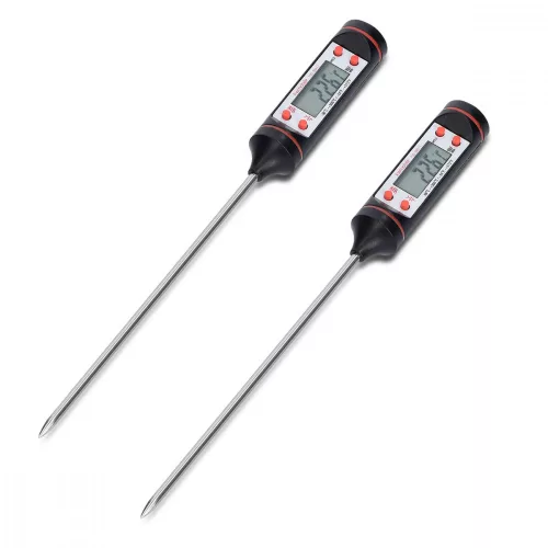 Set 2 Termometre digitale de gatit cu citire instantanee, Kwmobile, Multicolor, Plastic, 46932.02
