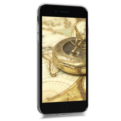 Husa pentru Apple iPhone 8 Plus / iPhone 7 Plus, Silicon, Alb, 45352.02