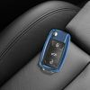 Husa Cheie Auto pentru VW / Skoda / Seat - 2-3 Butoane, Silicon, Albastru, 47188.04