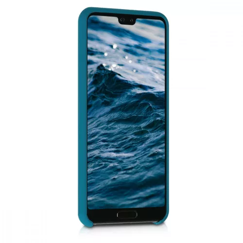 Husa pentru Huawei P20, Silicon, Albastru, 45689.62