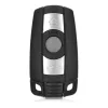 Carcasa Cheie pentru BMW - 3 Butoane - Keyless Go, kwmobile, Plastic, Negru, 48235.01
