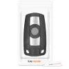 Carcasa Cheie pentru BMW - 3 Butoane - Keyless Go, kwmobile, Plastic, Negru, 48235.01