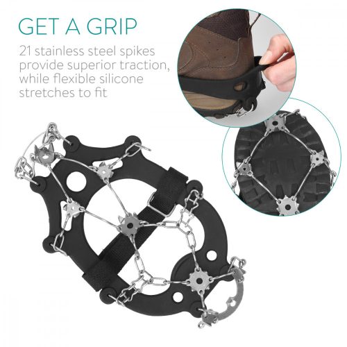 Coltari incaltaminte antialunecare pentru gheata si zapada, marime M, 48411.2