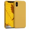 Husa pentru Apple iPhone X / iPhone XS, Silicon, Galben, 42495.143
